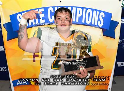 Thumbnail 1 in Canyon del Oro vs. Yuma Catholic (AIA 4A Final - Awards) photogallery.