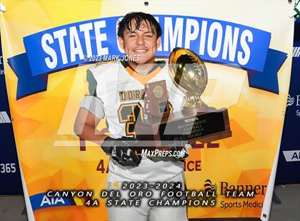 Thumbnail 3 in Canyon del Oro vs. Yuma Catholic (AIA 4A Final - Awards) photogallery.