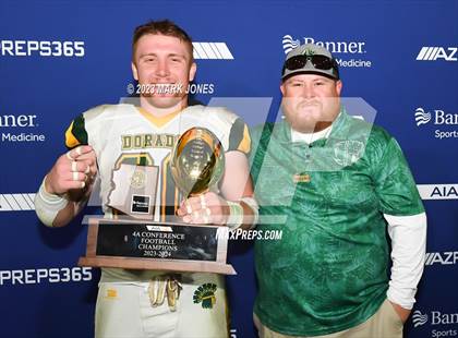 Thumbnail 3 in Canyon del Oro vs. Yuma Catholic (AIA 4A Final - Awards) photogallery.