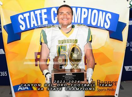 Thumbnail 2 in Canyon del Oro vs. Yuma Catholic (AIA 4A Final - Awards) photogallery.