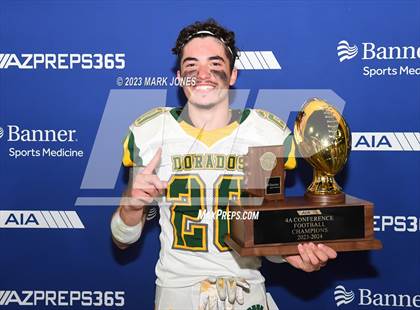 Thumbnail 3 in Canyon del Oro vs. Yuma Catholic (AIA 4A Final - Awards) photogallery.