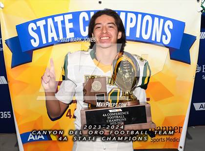 Thumbnail 1 in Canyon del Oro vs. Yuma Catholic (AIA 4A Final - Awards) photogallery.