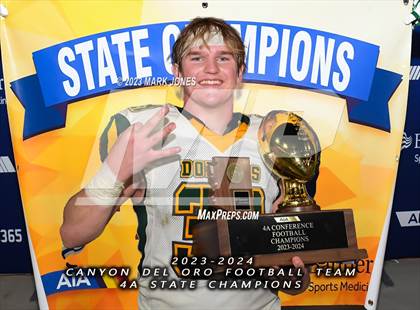 Thumbnail 1 in Canyon del Oro vs. Yuma Catholic (AIA 4A Final - Awards) photogallery.