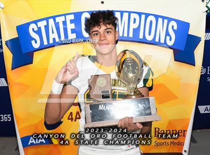 Thumbnail 1 in Canyon del Oro vs. Yuma Catholic (AIA 4A Final - Awards) photogallery.