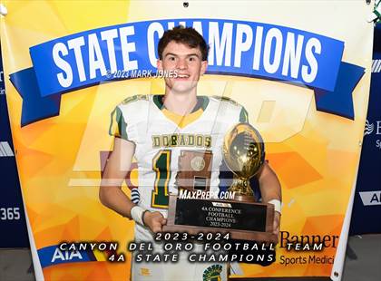 Thumbnail 1 in Canyon del Oro vs. Yuma Catholic (AIA 4A Final - Awards) photogallery.