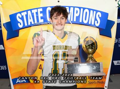 Thumbnail 2 in Canyon del Oro vs. Yuma Catholic (AIA 4A Final - Awards) photogallery.