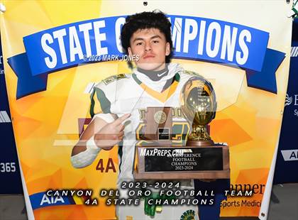 Thumbnail 2 in Canyon del Oro vs. Yuma Catholic (AIA 4A Final - Awards) photogallery.