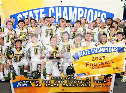 Thumbnail 2 in Canyon del Oro vs. Yuma Catholic (AIA 4A Final - Awards) photogallery.