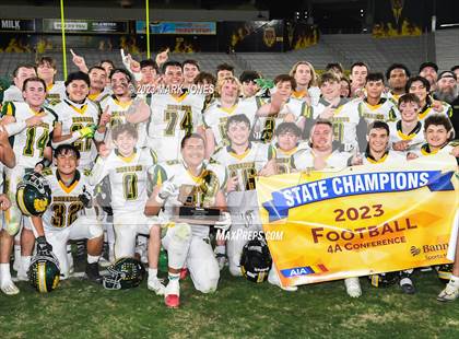 Thumbnail 1 in Canyon del Oro vs. Yuma Catholic (AIA 4A Final - Awards) photogallery.