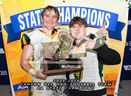 Thumbnail 2 in Canyon del Oro vs. Yuma Catholic (AIA 4A Final - Awards) photogallery.