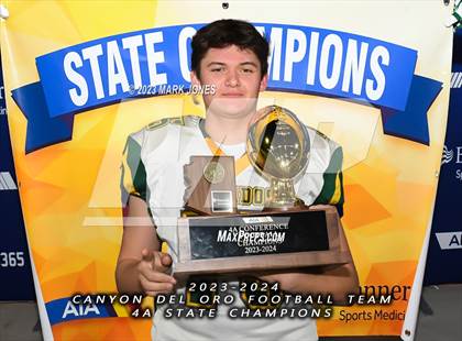Thumbnail 3 in Canyon del Oro vs. Yuma Catholic (AIA 4A Final - Awards) photogallery.