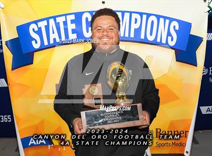 Thumbnail 3 in Canyon del Oro vs. Yuma Catholic (AIA 4A Final - Awards) photogallery.