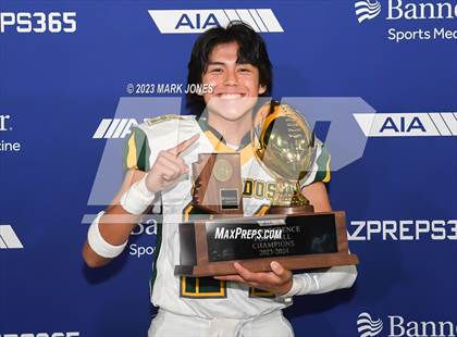 Thumbnail 2 in Canyon del Oro vs. Yuma Catholic (AIA 4A Final - Awards) photogallery.