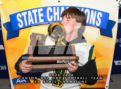 Thumbnail 2 in Canyon del Oro vs. Yuma Catholic (AIA 4A Final - Awards) photogallery.