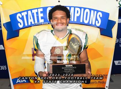 Thumbnail 3 in Canyon del Oro vs. Yuma Catholic (AIA 4A Final - Awards) photogallery.