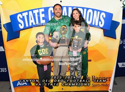 Thumbnail 3 in Canyon del Oro vs. Yuma Catholic (AIA 4A Final - Awards) photogallery.