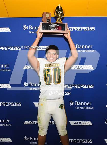 Thumbnail 2 in Canyon del Oro vs. Yuma Catholic (AIA 4A Final - Awards) photogallery.