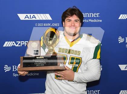 Thumbnail 3 in Canyon del Oro vs. Yuma Catholic (AIA 4A Final - Awards) photogallery.
