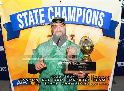 Thumbnail 2 in Canyon del Oro vs. Yuma Catholic (AIA 4A Final - Awards) photogallery.