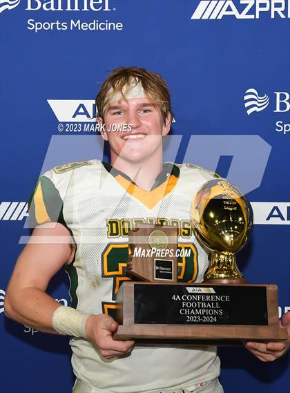Thumbnail 2 in Canyon del Oro vs. Yuma Catholic (AIA 4A Final - Awards) photogallery.