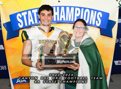 Thumbnail 3 in Canyon del Oro vs. Yuma Catholic (AIA 4A Final - Awards) photogallery.