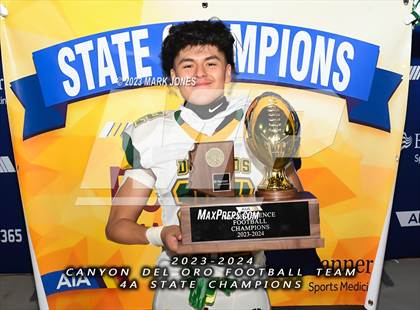 Thumbnail 2 in Canyon del Oro vs. Yuma Catholic (AIA 4A Final - Awards) photogallery.