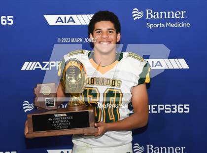 Thumbnail 3 in Canyon del Oro vs. Yuma Catholic (AIA 4A Final - Awards) photogallery.