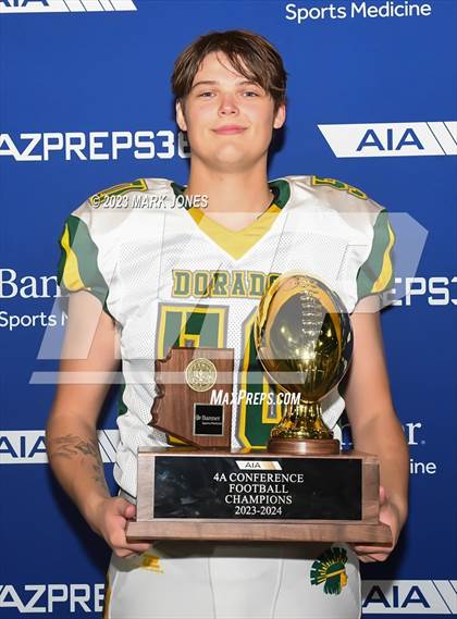Thumbnail 1 in Canyon del Oro vs. Yuma Catholic (AIA 4A Final - Awards) photogallery.