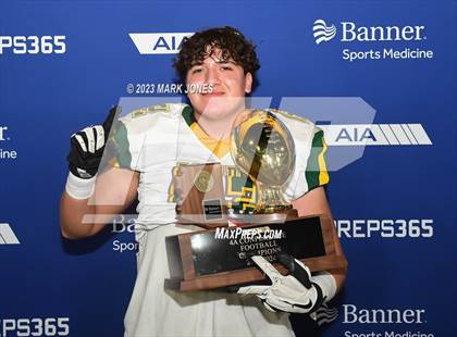 Thumbnail 3 in Canyon del Oro vs. Yuma Catholic (AIA 4A Final - Awards) photogallery.