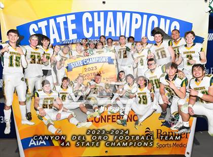Thumbnail 2 in Canyon del Oro vs. Yuma Catholic (AIA 4A Final - Awards) photogallery.