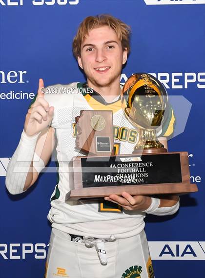 Thumbnail 2 in Canyon del Oro vs. Yuma Catholic (AIA 4A Final - Awards) photogallery.