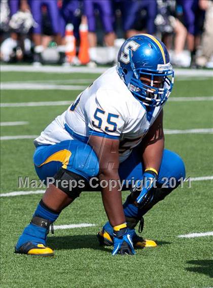 Thumbnail 3 in Oscar Smith vs. Pickerington Central (Kirk Herbstreit National Kickoff Classic) photogallery.