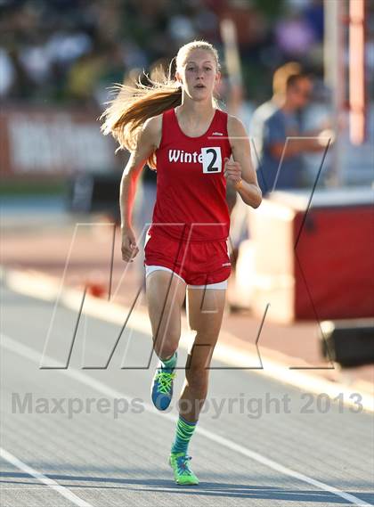 Thumbnail 2 in CIF State Track & Field Championships (Girls 400m Dash) photogallery.