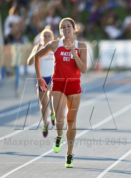 Thumbnail 3 in CIF State Track & Field Championships (Girls 400m Dash) photogallery.