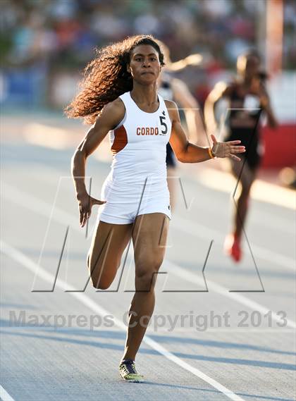 Thumbnail 1 in CIF State Track & Field Championships (Girls 400m Dash) photogallery.