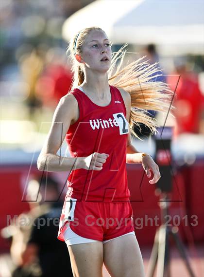 Thumbnail 3 in CIF State Track & Field Championships (Girls 400m Dash) photogallery.