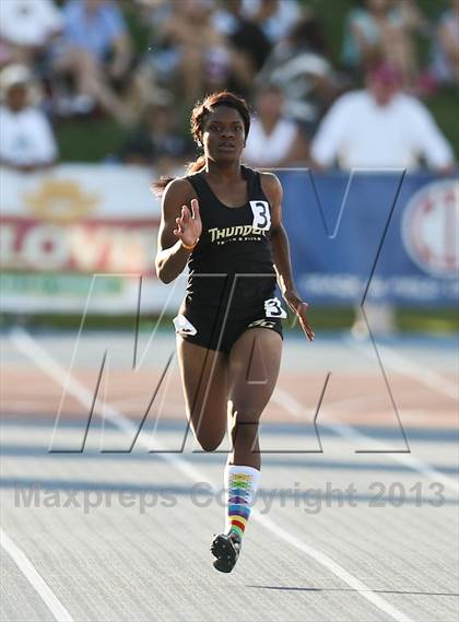 Thumbnail 2 in CIF State Track & Field Championships (Girls 400m Dash) photogallery.