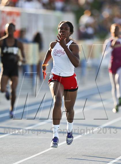 Thumbnail 1 in CIF State Track & Field Championships (Girls 400m Dash) photogallery.