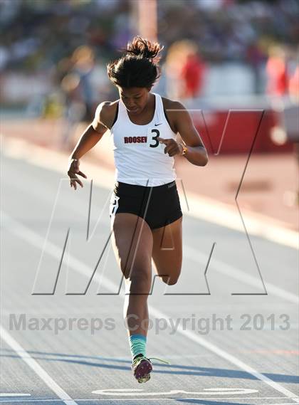 Thumbnail 1 in CIF State Track & Field Championships (Girls 400m Dash) photogallery.