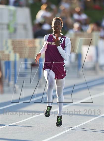 Thumbnail 2 in CIF State Track & Field Championships (Girls 400m Dash) photogallery.
