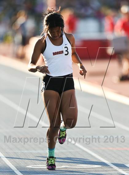 Thumbnail 3 in CIF State Track & Field Championships (Girls 400m Dash) photogallery.