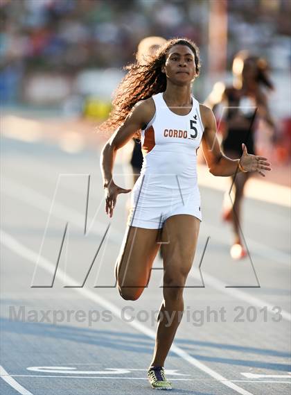 Thumbnail 2 in CIF State Track & Field Championships (Girls 400m Dash) photogallery.