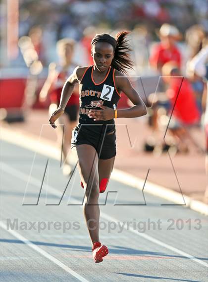 Thumbnail 2 in CIF State Track & Field Championships (Girls 400m Dash) photogallery.