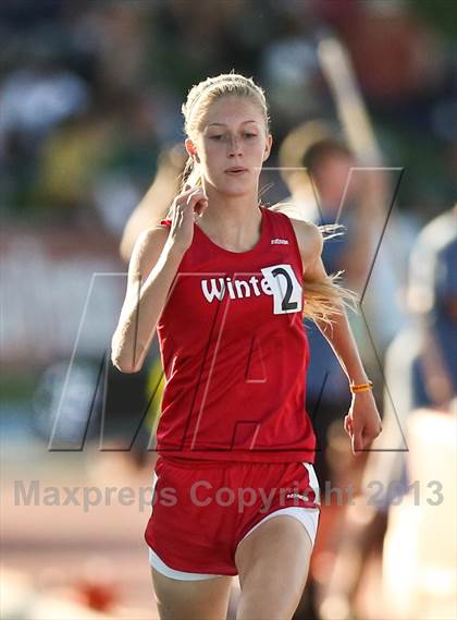 Thumbnail 3 in CIF State Track & Field Championships (Girls 400m Dash) photogallery.