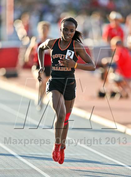 Thumbnail 1 in CIF State Track & Field Championships (Girls 400m Dash) photogallery.