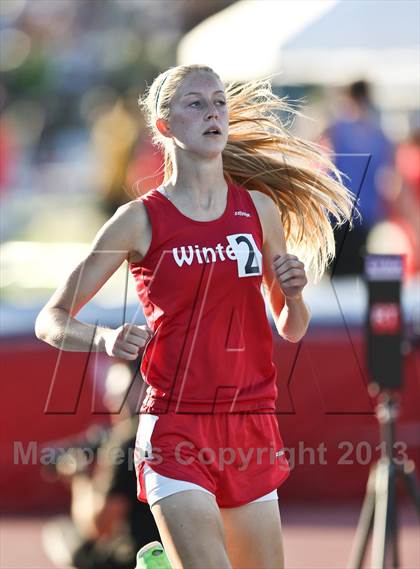 Thumbnail 2 in CIF State Track & Field Championships (Girls 400m Dash) photogallery.