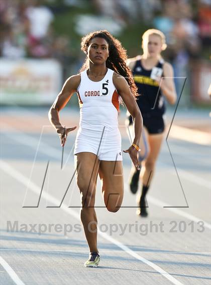 Thumbnail 1 in CIF State Track & Field Championships (Girls 400m Dash) photogallery.