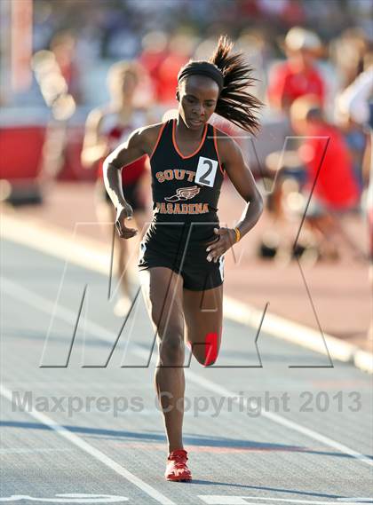 Thumbnail 3 in CIF State Track & Field Championships (Girls 400m Dash) photogallery.