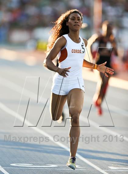 Thumbnail 1 in CIF State Track & Field Championships (Girls 400m Dash) photogallery.