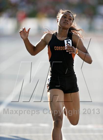 Thumbnail 3 in CIF State Track & Field Championships (Girls 400m Dash) photogallery.